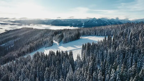 Skigebiet Filzmoos im Winter